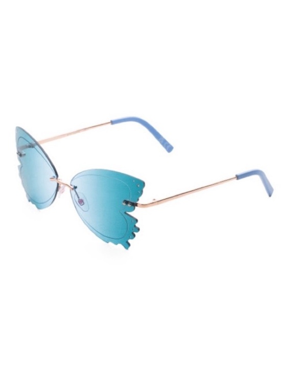 Betsey Johnson Accessories - Betsey Johnson Take Flight Blue Butterfly Sunglasses